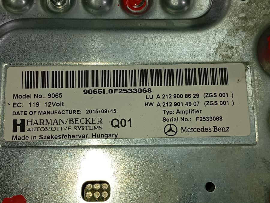 AMPLIFICADOR-DE-SONIDO-MERCEDES-CLASE-G-W463-TODO-TERRENO-5-5-V8-CAT-63-AMG-720-CV-Ano-2016-Auto-Desguace-Luque