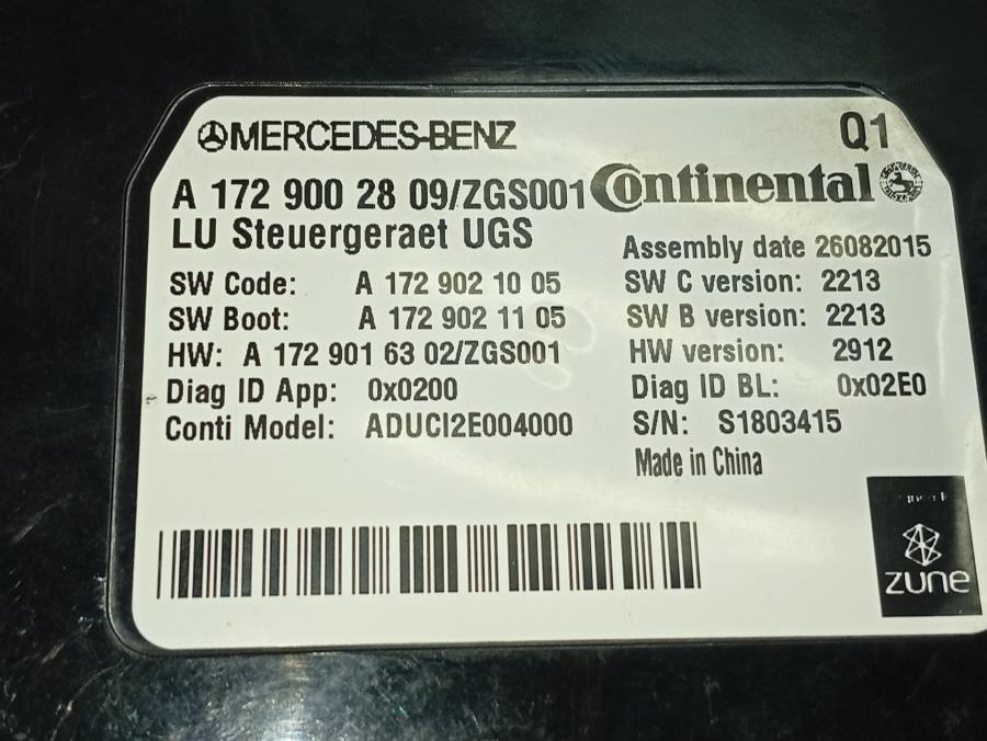 CENTRALITA-MERCEDES-CLASE-G-W463-TODO-TERRENO-5-5-V8-CAT-63-AMG-720-CV-Ano-2016-Auto-Desguace-Luque
